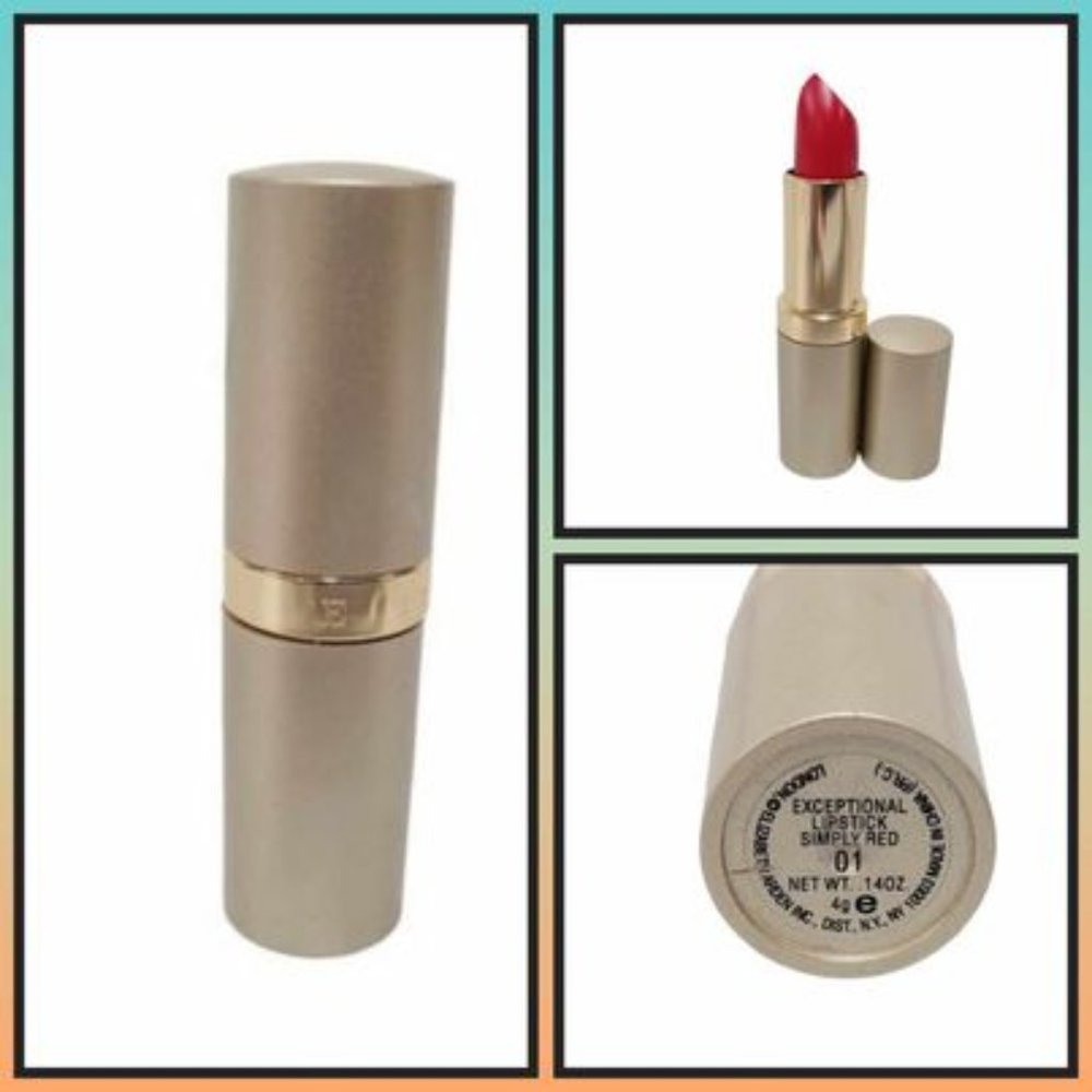 Elizabeth Arden Exceptional Lipstick - Simply Red 01‎ - New